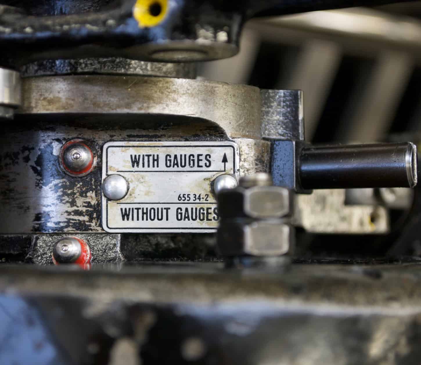 Charlotte letterpress machine gripper detail