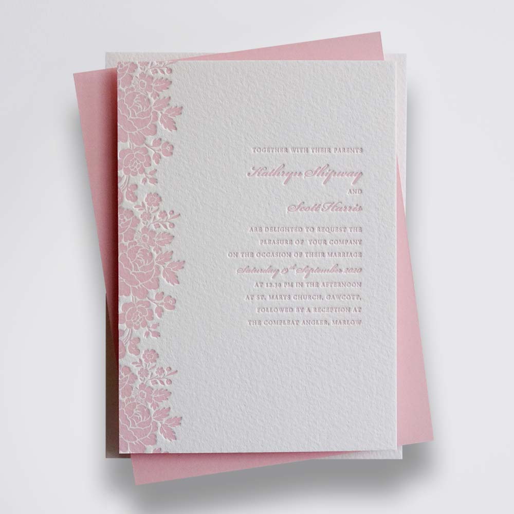 Anna wedding stationery sample