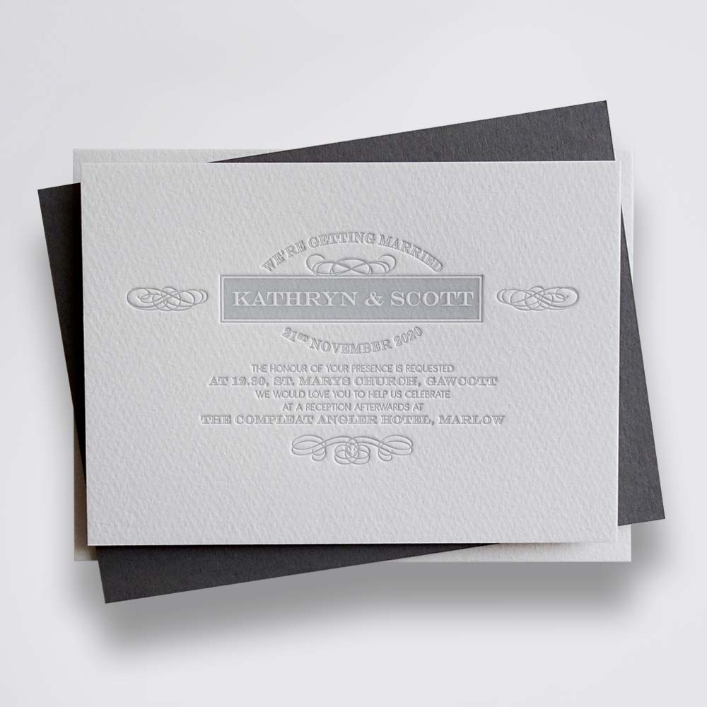 Betsy wedding stationery sample