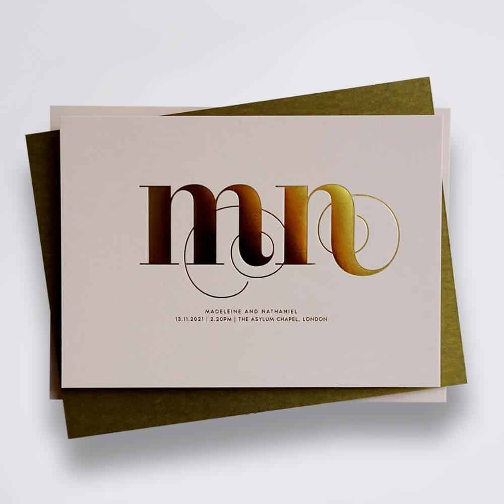 Chloe wedding stationery sample