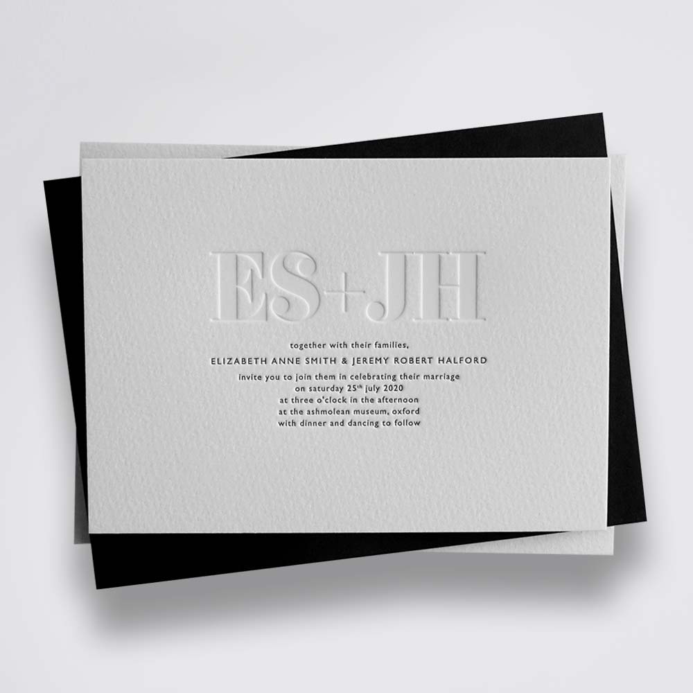 Ella wedding stationery sample
