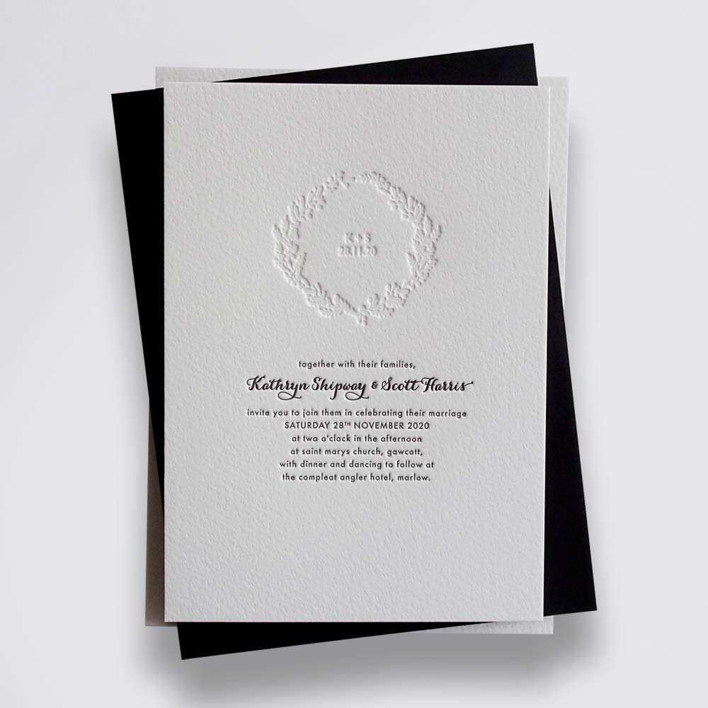 Isabelle wedding stationery sample