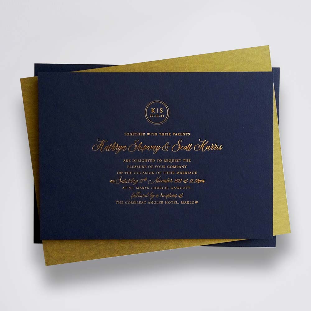 Isla wedding stationery sample