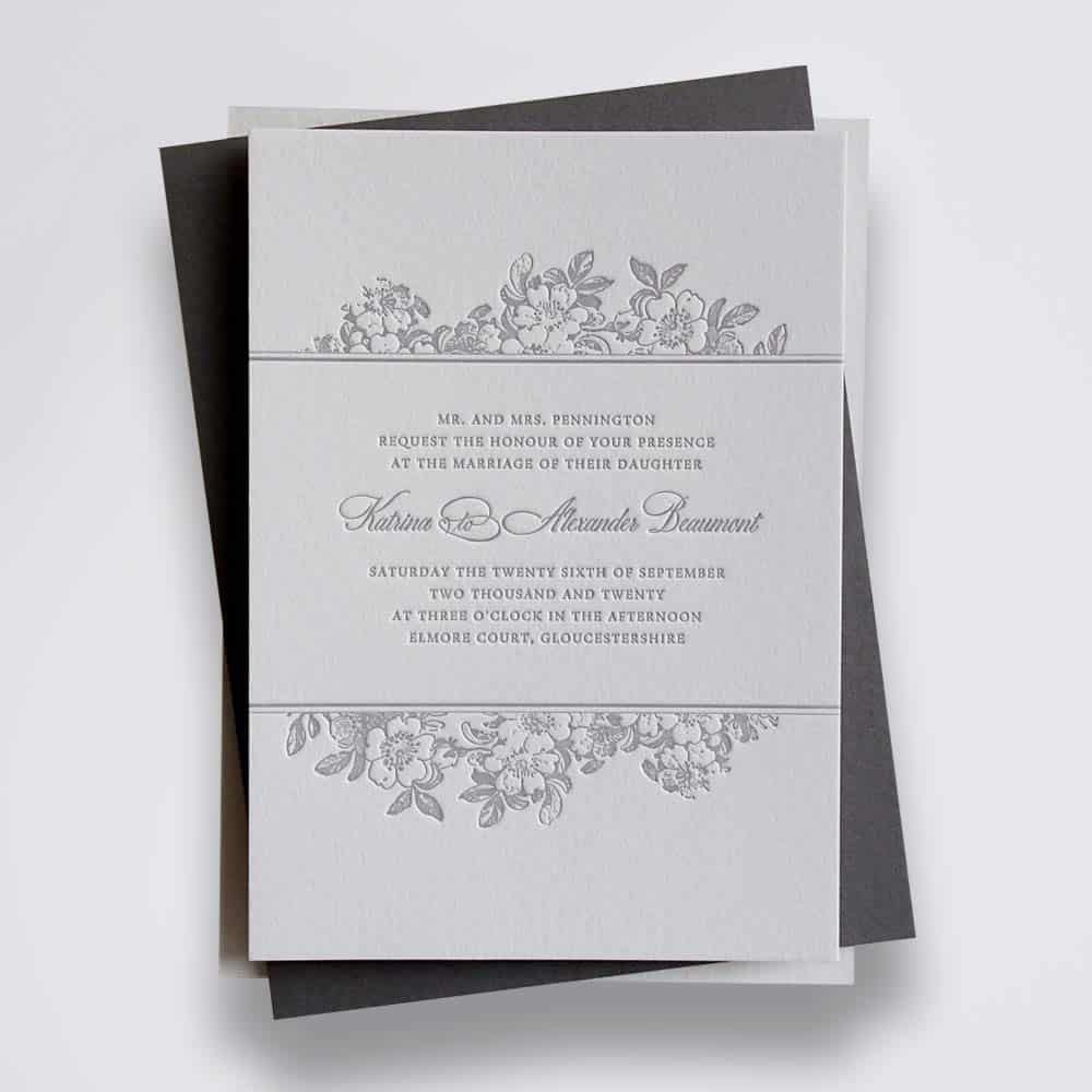 Katrina wedding stationery sample