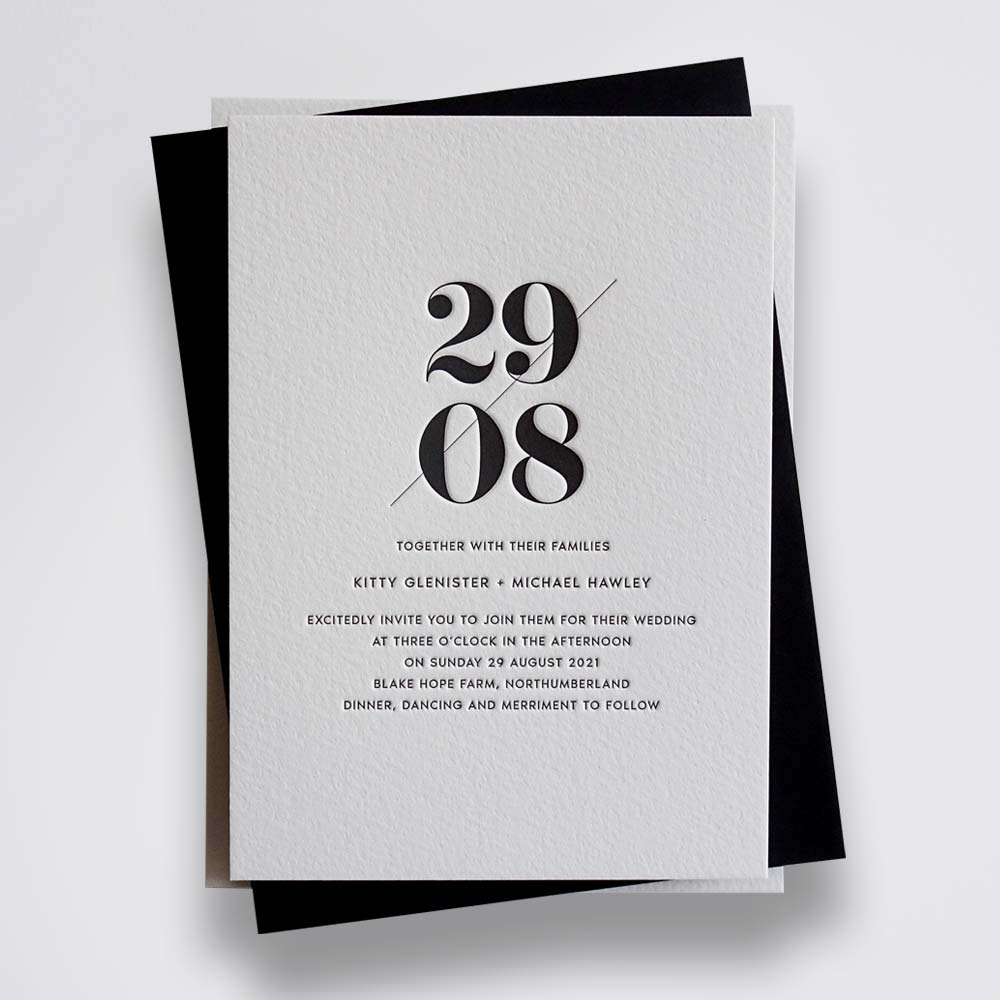 Libby wedding stationery sample
