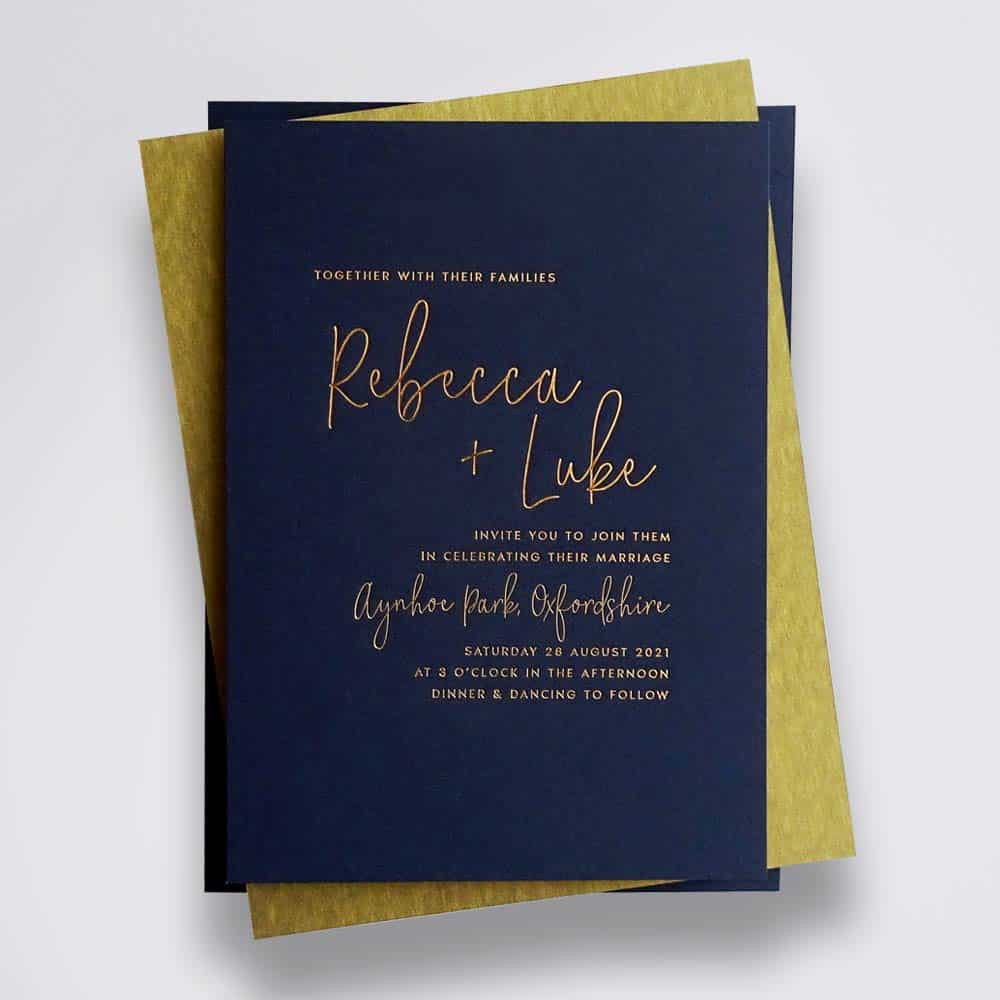 Molly wedding stationery sample