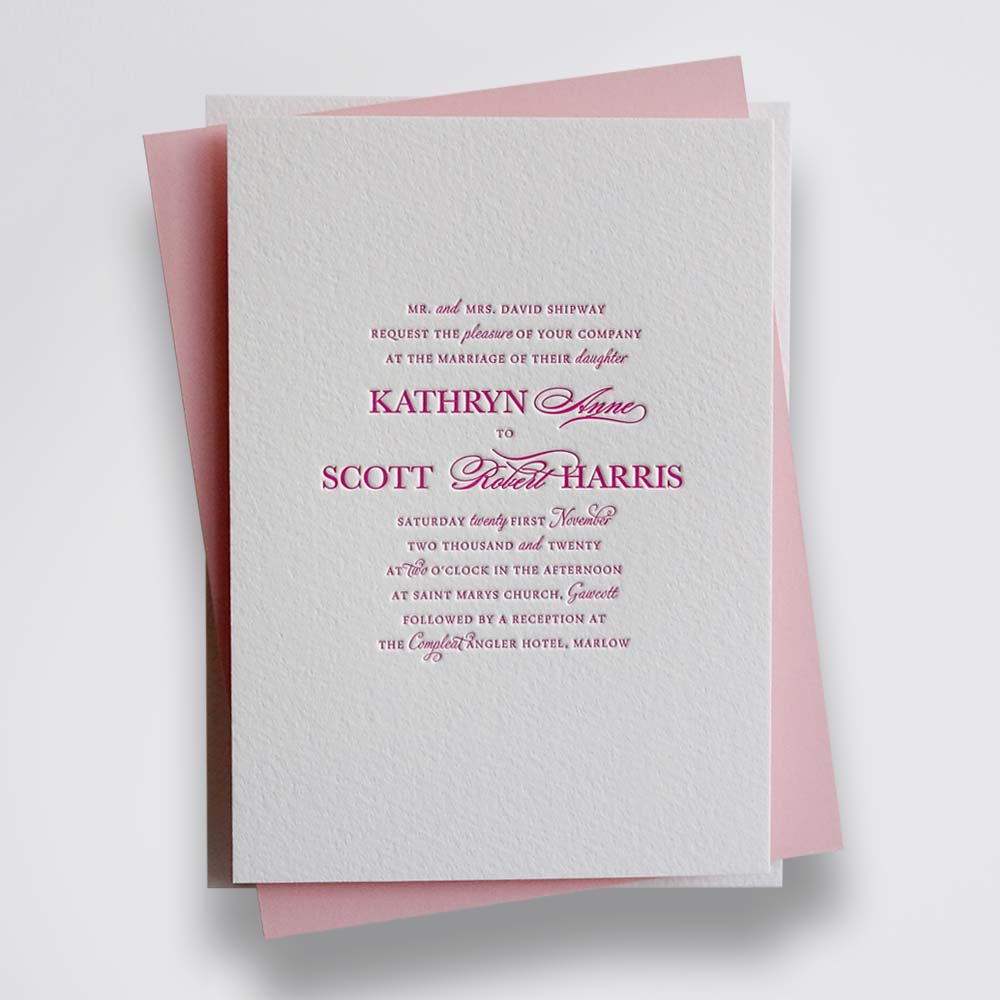 Samantha wedding stationery sample