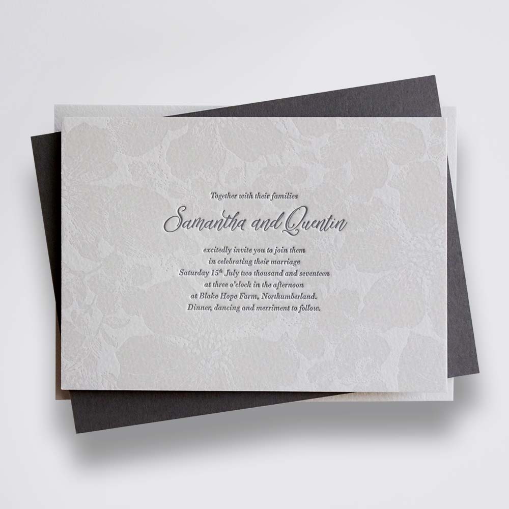 Sienna wedding stationery sample