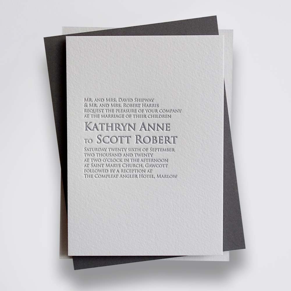 Sophie wedding stationery sample